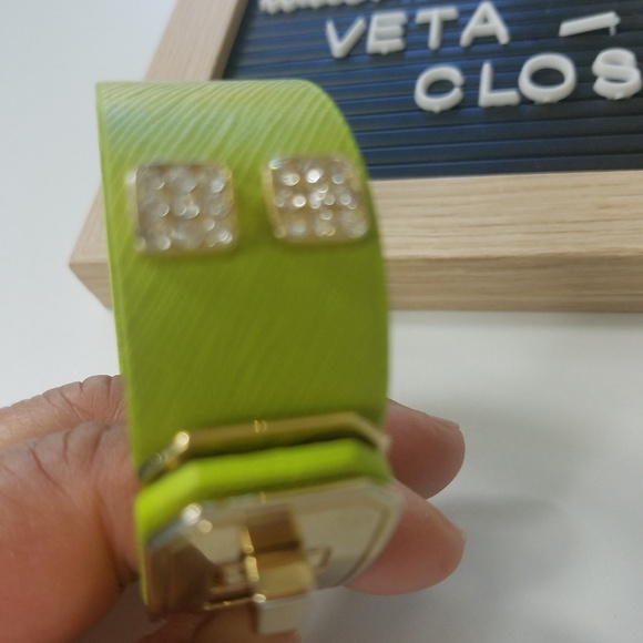 LEATHER AND CRYSTAL BRACELET - Picture 2 of 6